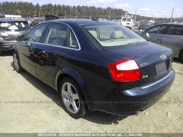 WAULT68E35A041325 - 2005 AUDI A4 3.0 QUATTRO/SPECIAL Dark Blue photo 3