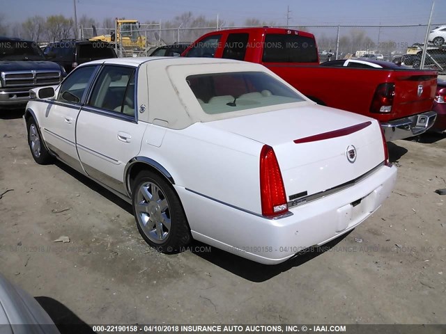 1G6KD57Y16U197349 - 2006 CADILLAC DTS WHITE photo 3