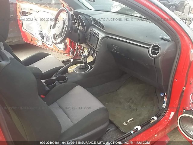 JTKJF5C71GJ021476 - 2016 TOYOTA SCION TC 红色 照片 5