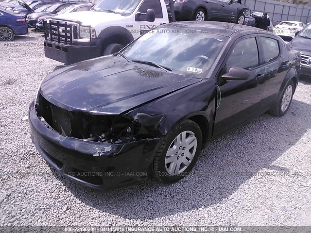 1B3BD4FB7BN564524 - 2011 DODGE AVENGER EXPRESS 黑色 照片 2