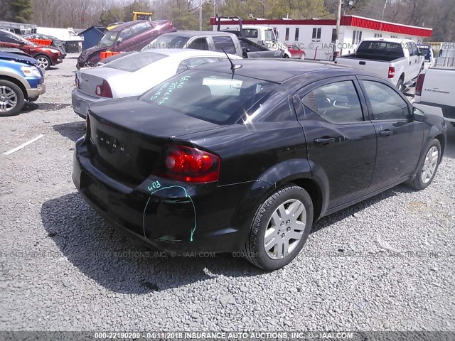 1B3BD4FB7BN564524 - 2011 DODGE AVENGER EXPRESS 黑色 照片 4