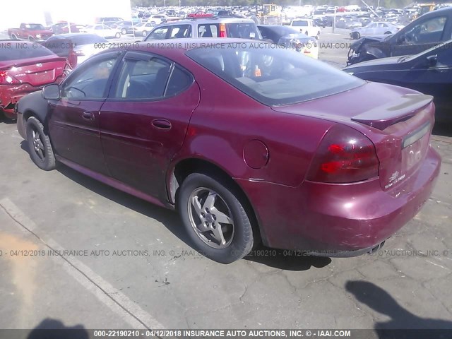 2G2WP522741374878 - 2004 PONTIAC GRAND PRIX GT RED photo 3