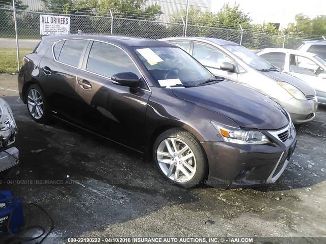 JTHKD5BH1F2214648 - 2015 LEXUS CT 200 BROWN photo 1