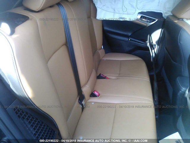 JTHKD5BH1F2214648 - 2015 LEXUS CT 200 BROWN photo 8