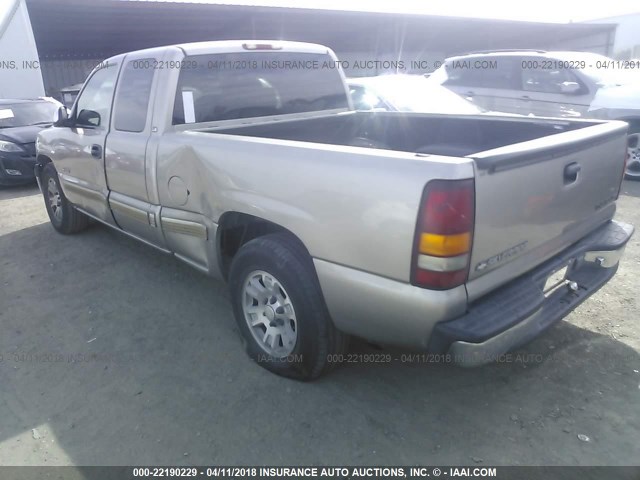 2GCEC19V411383660 - 2001 CHEVROLET SILVERADO C1500 BEIGE photo 3