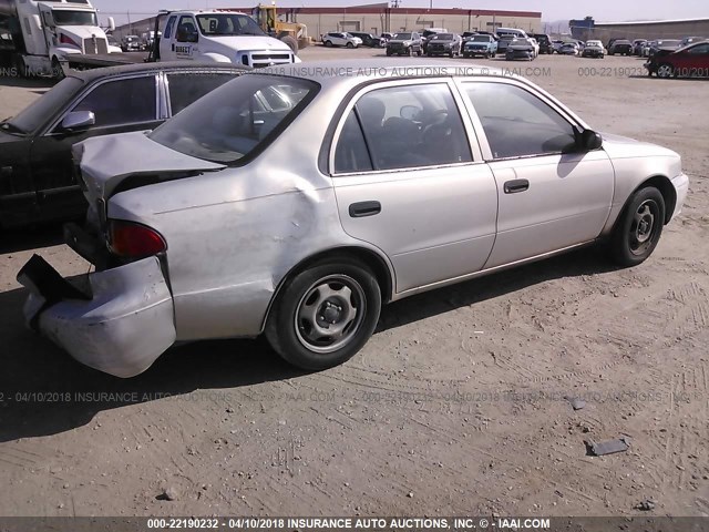 1NXBR12E21Z432012 - 2001 TOYOTA COROLLA CE/LE/S SILVER photo 4