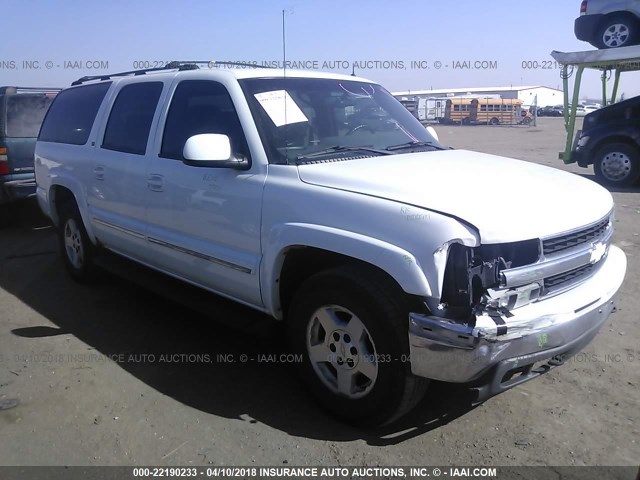 3GNFK16Z62G205490 - 2002 CHEVROLET SUBURBAN K1500 WHITE photo 1