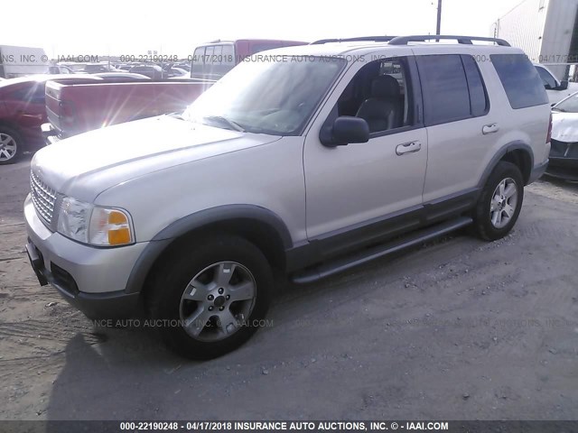 1FMZU63K23ZA69909 - 2003 FORD EXPLORER XLT/XLT SPORT/NBX BEIGE photo 2