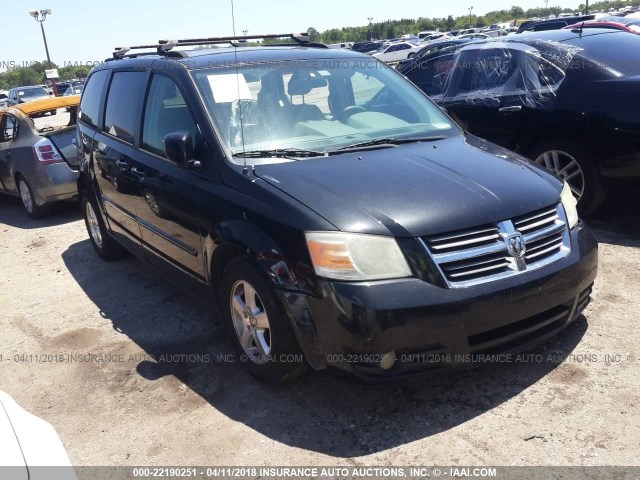 2D8HN54139R569580 - 2009 DODGE GRAND CARAVAN SXT BLACK photo 1