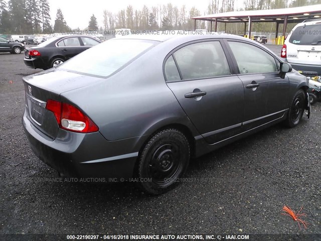 19XFA1F39AE000814 - 2010 HONDA CIVIC VP GRAY photo 4