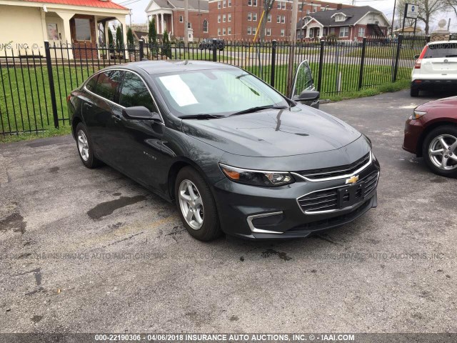 1G1ZB5ST7HF156947 - 2017 CHEVROLET MALIBU LS შავი ფოტო 1