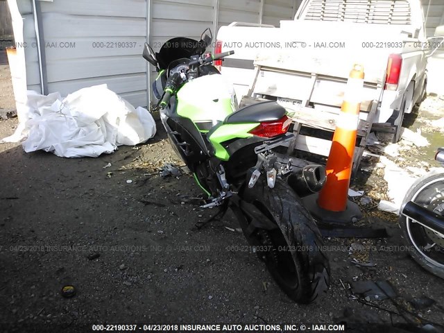 JKAEX8A13DDA13716 - 2013 KAWASAKI EX300 A GREEN photo 3