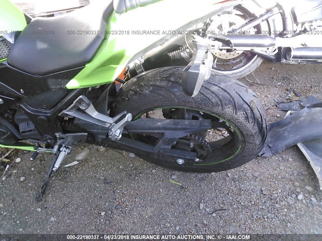 JKAEX8A13DDA13716 - 2013 KAWASAKI EX300 A GREEN photo 6