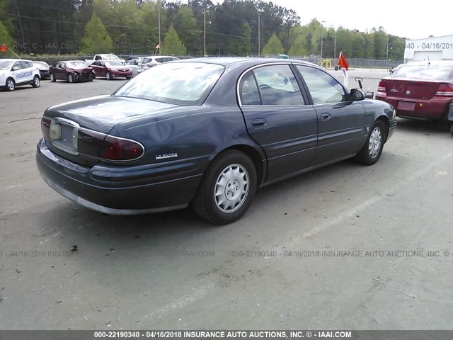 1G4HR54K5YU131510 - 2000 BUICK LESABRE LIMITED BLUE photo 4