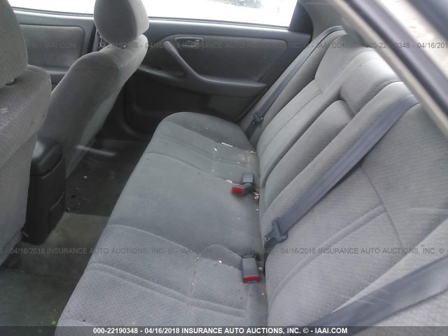 4T1BG22K11U076928 - 2001 TOYOTA CAMRY CE/LE/XLE 银色 照片 8