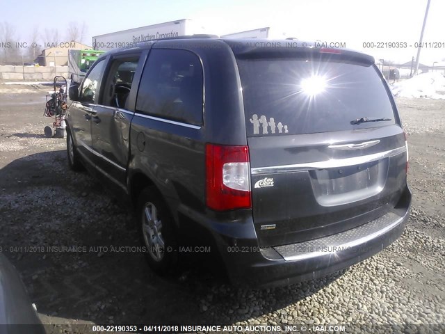 2C4RC1BG5CR215401 - 2012 CHRYSLER TOWN & COUNTRY TOURING GRAY photo 3