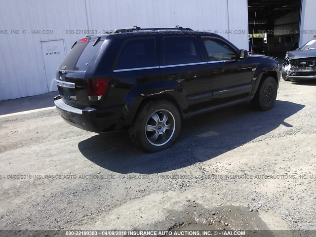 1J8GS48K07C663592 - 2007 JEEP GRAND CHEROKEE LAREDO/COLUMBIA/FREEDOM BLACK photo 4