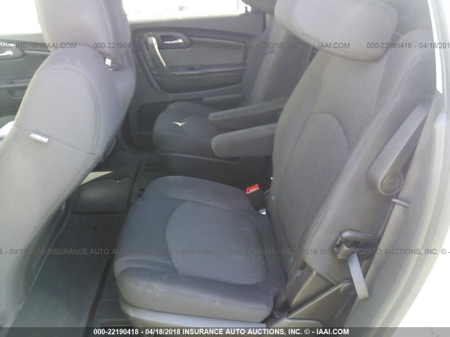 1GNKVGED4BJ385520 - 2011 CHEVROLET TRAVERSE LT თეთრი ფოტო 8