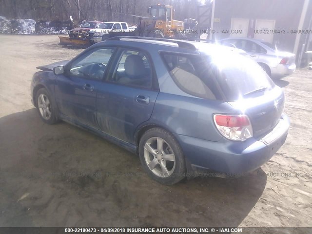 JF1GG61627G803609 - 2007 SUBARU IMPREZA 2.5I BLUE photo 3