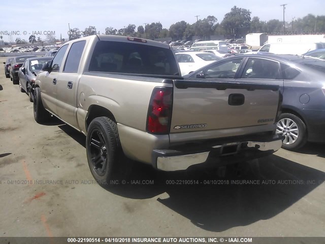 2GCEC13T651112256 - 2005 CHEVROLET SILVERADO C1500 BEIGE photo 3