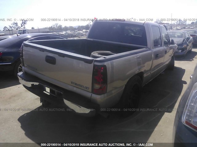 2GCEC13T651112256 - 2005 CHEVROLET SILVERADO C1500 BEIGE photo 4