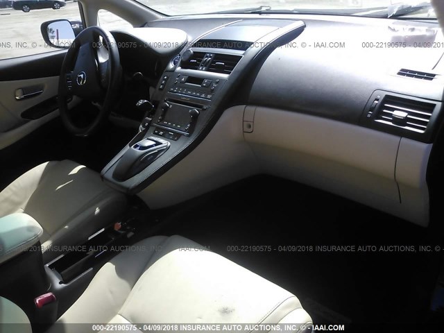 JTHBB1BA6B2048395 - 2011 LEXUS HS 250H BLACK photo 5