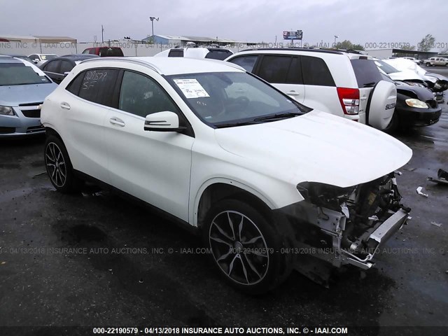 WDCTG4EB5GJ203362 - 2016 MERCEDES-BENZ GLA 250 WHITE photo 1