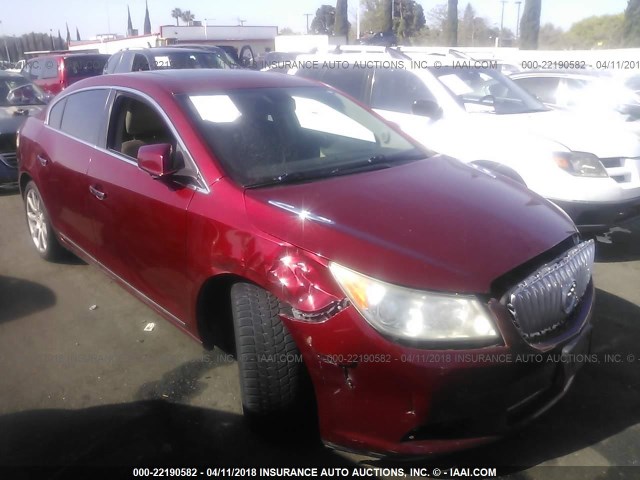 1G4GE5GV6AF158478 - 2010 BUICK LACROSSE CXS BURGUNDY photo 1