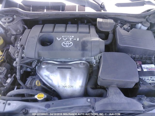 4T1BF3EK0AU012433 - 2010 TOYOTA CAMRY SE/LE/XLE GRAY photo 10