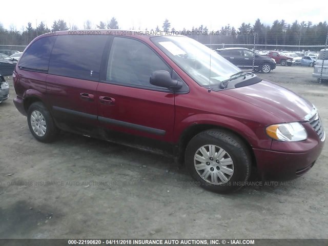 1A4GP45R96B540687 - 2006 CHRYSLER TOWN & COUNTRY  RED photo 1