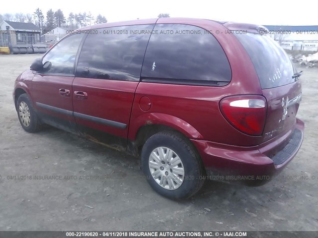 1A4GP45R96B540687 - 2006 CHRYSLER TOWN & COUNTRY  RED photo 3