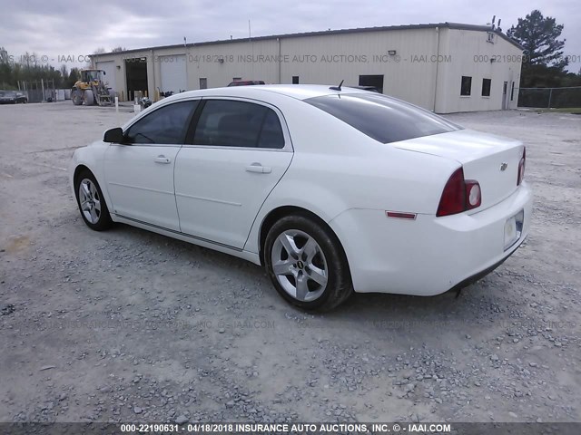 1G1ZH57B994210843 - 2009 CHEVROLET MALIBU 1LT 白色 照片 3