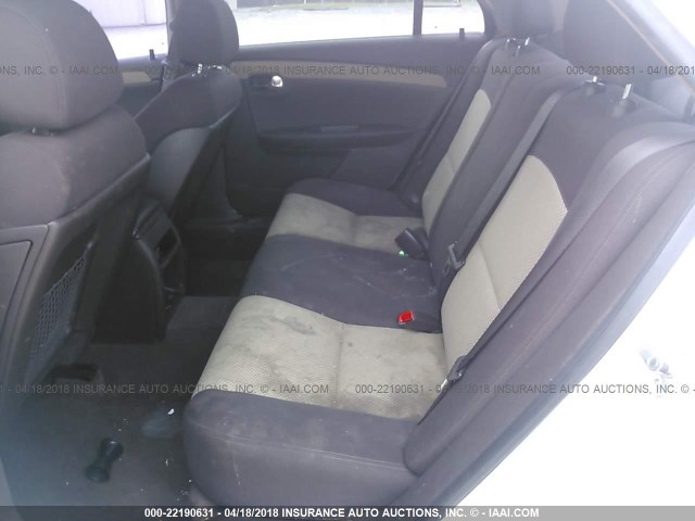 1G1ZH57B994210843 - 2009 CHEVROLET MALIBU 1LT 白色 照片 8