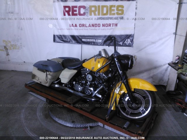1HD1FY4127Y687125 - 2007 HARLEY-DAVIDSON FLHRS YELLOW photo 1