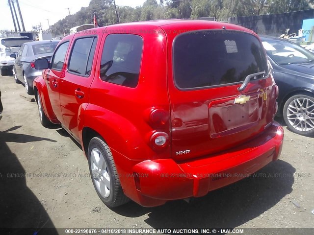 3GNBABDB1AS636036 - 2010 CHEVROLET HHR LT RED photo 3