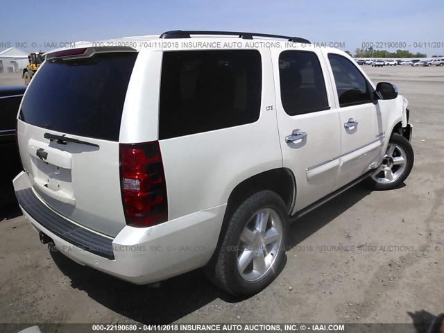 1GNFC13J58R244768 - 2008 CHEVROLET TAHOE C1500 WHITE photo 4