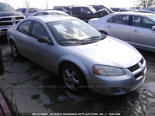 1B3EL46J35N509693 - 2005 DODGE STRATUS SXT SILVER photo 1