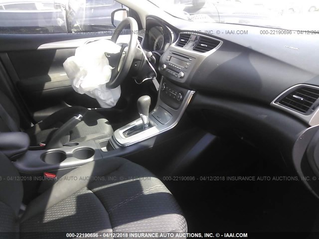 3N1AB7AP5DL748614 - 2013 NISSAN SENTRA S/SV/SR/SL GRAY photo 5