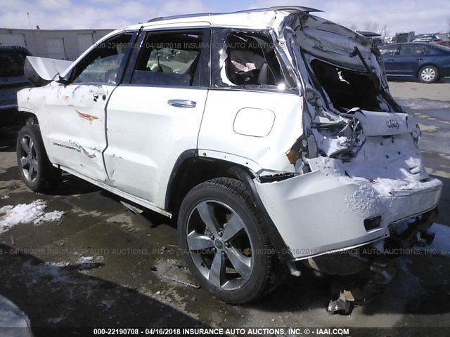 1C4RJFBG1EC280485 - 2014 JEEP GRAND CHEROKEE LIMITED თეთრი ფოტო 3