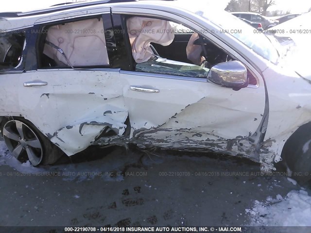 1C4RJFBG1EC280485 - 2014 JEEP GRAND CHEROKEE LIMITED თეთრი ფოტო 6