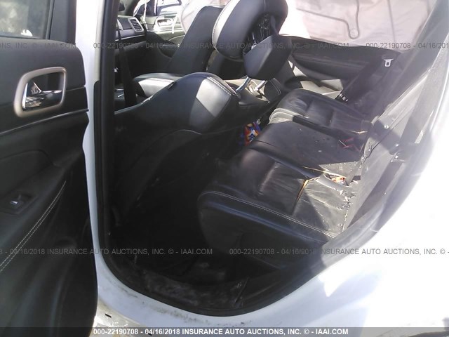 1C4RJFBG1EC280485 - 2014 JEEP GRAND CHEROKEE LIMITED თეთრი ფოტო 8