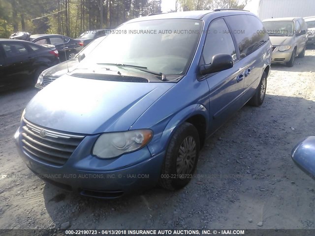 2A4GP44R37R340683 - 2007 CHRYSLER TOWN & COUNTRY LX BLUE photo 2