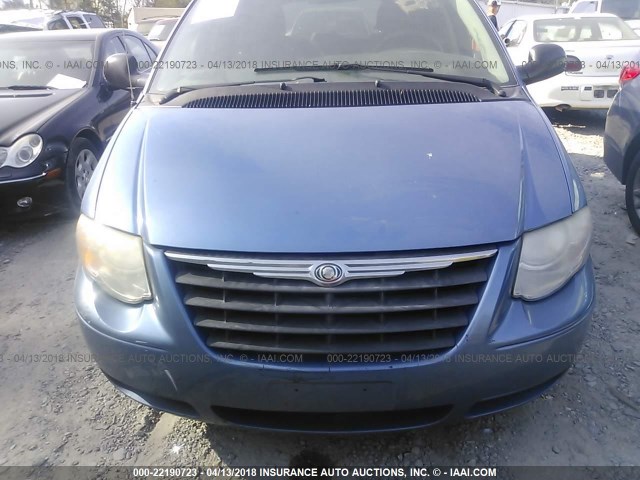 2A4GP44R37R340683 - 2007 CHRYSLER TOWN & COUNTRY LX BLUE photo 6