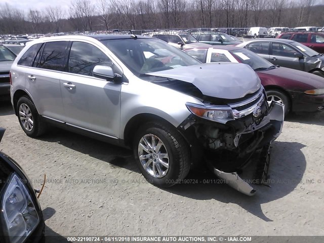 2FMDK4KC9CBA65793 - 2012 FORD EDGE LIMITED SILVER photo 1