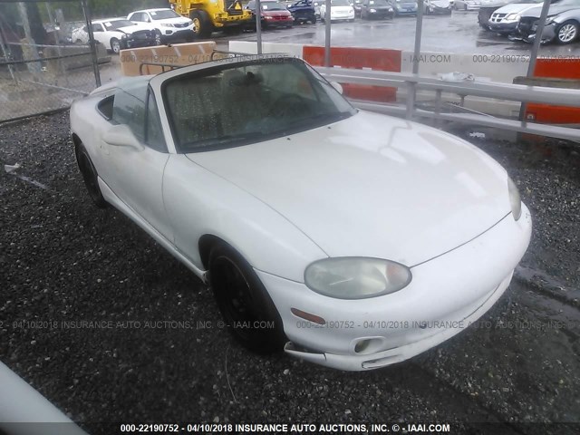 JM1NB3537Y0147383 - 2000 MAZDA MX-5 MIATA LS WHITE photo 1