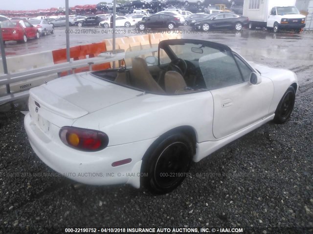 JM1NB3537Y0147383 - 2000 MAZDA MX-5 MIATA LS WHITE photo 4