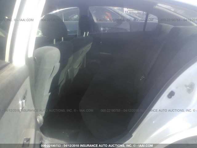 1N4AL11D45C102447 - 2005 NISSAN ALTIMA S/SL WHITE photo 8