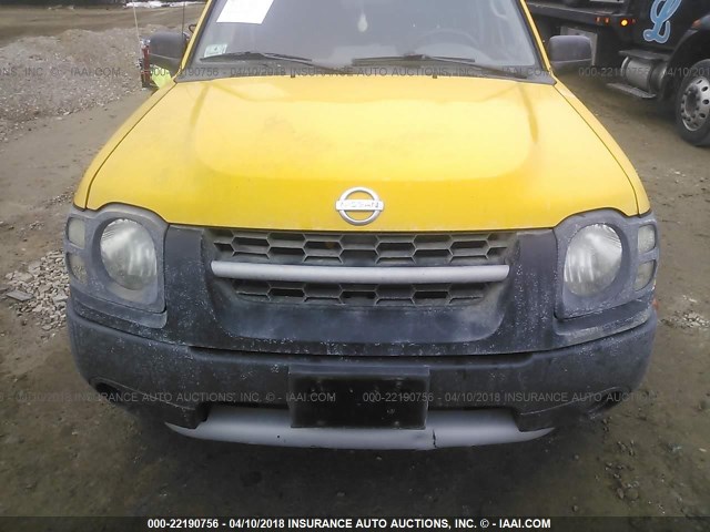 5N1ED28Y32C586206 - 2002 NISSAN XTERRA XE/SE YELLOW photo 6