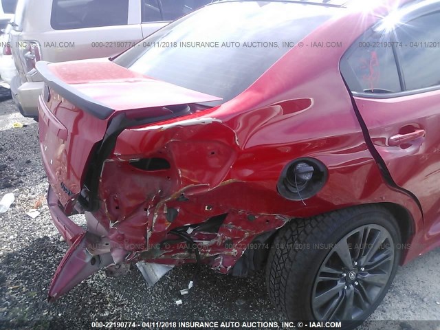 JF1VA1B62G9803754 - 2016 SUBARU WRX RED photo 6