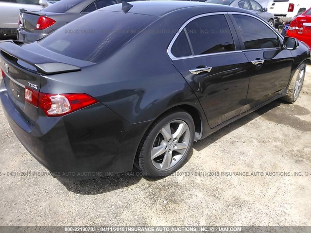 JH4CU2F69CC020855 - 2012 ACURA TSX TECH BLACK photo 4